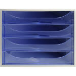 Exacompta Ecobox open ECO grau/eisblau Tz