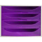 Exacompta Ecobox open ECO grau/violett Tz