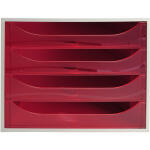 Exacompta Ecobox open ECO grau/himbeer Tz