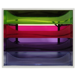 Exacompta 32 St. ECOBOX open ECO farb. sort.