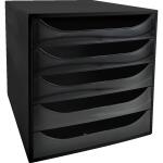Le Dauphin Ecobox A4+ 5 Laden open schwarz