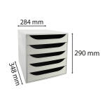 Le Dauphin ECOBOX+ 5 Laden open ECO grau