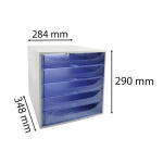 Le Dauphin ECOBOX+ 5 Laden open ECO gr/eibl Tz