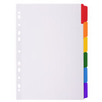 Exacompta Register A4 Kart ws Farb.Tabs 6tlg
