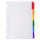 Exacompta Register A4 Kart ws Farb.Tabs 6tlg