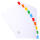 Exacompta Register A4 10tlg manila+farb.Tab we
