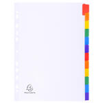 Exacompta Register A4 Kart ws Farb.Tabs 12tlg