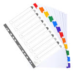 Exacompta Register A4 Kart ws Farb.Tabs 12tlg