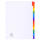 Exacompta Register A4 Kart ws Farb.Tabs 12tlg