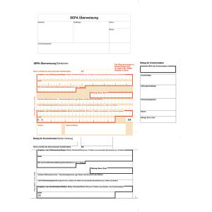 Exacompta 100 Form. SEPA-Überweisung DIN A4
