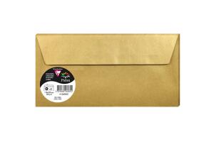 Clairefontaine 5 Umschläge Pollen 110x220 gold