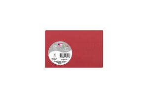 Clairefontaine 5 Karten Pollen 82x128 kirschrot