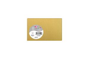 Clairefontaine 5 Karten Pollen 82x128 gold