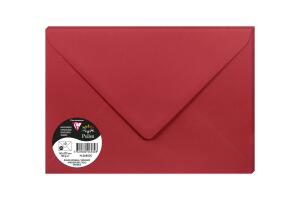 Clairefontaine 5 Umschläge Pollen 162x22 kirschrot