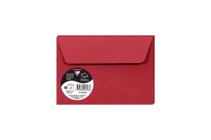 Clairefontaine 5 Umschl Pollen 114x162 kirschrot