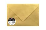 Clairefontaine 5 Umschläge Pollen 162x22 gold