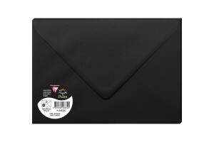 Clairefontaine 5 Umschläge Pollen 162x229 schwarz