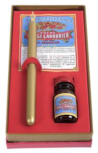 Herbin Kalligrahpie-Set Johannisbrot rot