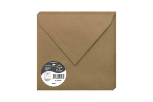 Clairefontaine Umschlag Pollen 165x165 Kraft 120g