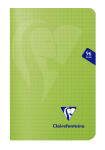 Clairefontaine Mimesys Heft 110x70 48Bl kariert sort