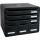 Exacompta Store-Box Maxi 6 Laden schwarz glossy