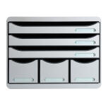 Exacompta Store-Box Maxi 6 Laden lichtgrau