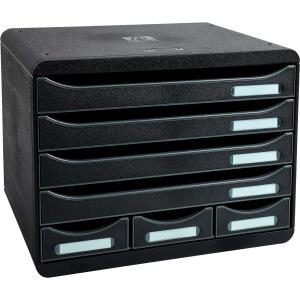 Exacompta Store-Box Mini 7 Laden schwarz glossy