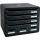 Exacompta Store-Box Mini 7 Laden schwarz glossy