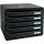 Exacompta BIG-BOX PLUS QUER schwarz glossy