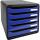 Exacompta BIG-BOX PLUS sw/glossy ozeanblau