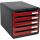 Exacompta BIG-BOX PLUS sw/glossy karminrot