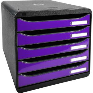 Exacompta BIG-BOX PLUS sw/glossy violett