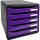 Exacompta BIG-BOX PLUS sw/glossy violett