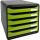 Exacompta BIG-BOX PLUS sw/glossy lemongrün