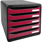 Exacompta BIG-BOX PLUS sw/glossy himbeer