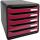 Exacompta BIG-BOX PLUS sw/glossy himbeer