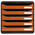 Exacompta BIG-BOX PLUS sw/glossy mandarine