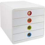 Exacompta Pop-Box Classic weiss/harlekin