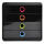 Exacompta Pop-Box Classic schwarz/harlekin