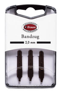 Brause Feder Bandzug 2mm 3 St