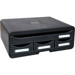 Exacompta TOOLBOX MINI 4 Schbl sw/schwarz glossy