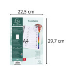 Exacompta Register Kreatabs ws Karton A4 12T