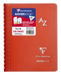 Clairefontaine Koverb Regist 9x14 kar 50Bl Spir st