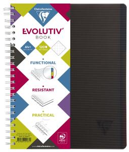 Clairefontaine Evolutiv A4+ 120Bl kar INTENSIVE sw