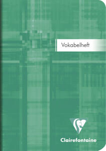 Clairefontaine Vokabelheft A6 lin 1-Mittelstrich 32Bl