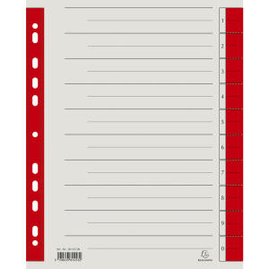 Brause Trennblatt Mikroperf 230g/qm rot