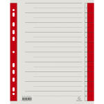 Brause Trennblatt Mikroperf 230g/qm rot