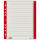 Brause Trennblatt Mikroperf 230g/qm rot