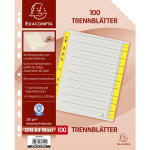 Brause Trennblatt Mikroperf 230g/qm gelb