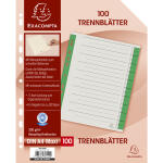 Brause Trennblatt Mikroperf 230g/qm grün